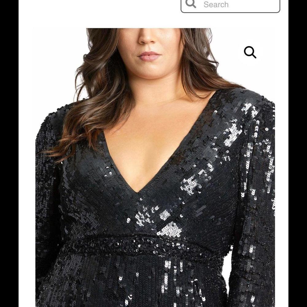 Mac Duggal sequin jumpsuit